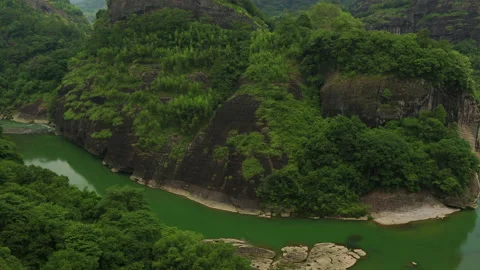 Wuyi mountain time lapse Stock Footage 168102345