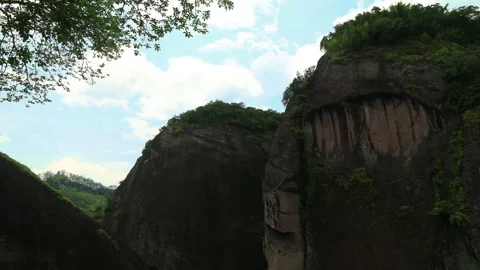 Wuyi mountain time lapse Stock Footage 168102618