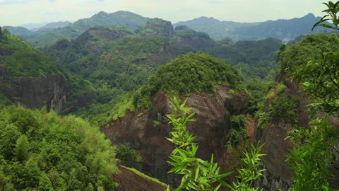 Wuyi mountain time lapse Stock Footage 168103132