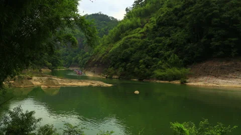 Wuyi mountain time lapse Stock Footage 168103894
