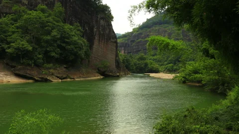 Wuyi mountain time lapse Stock Footage 168104154