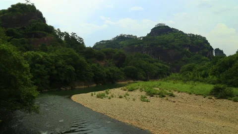 Wuyi mountain time lapse Stock Footage 168104385