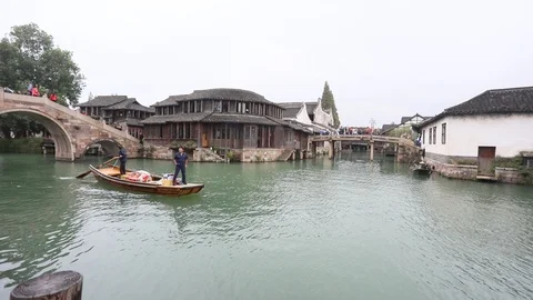 Wuzhen Village Stock Footage 97616161