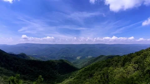 WV Mountains Timelapse 1 Stock Footage 314146191