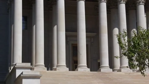 WV State capital steps Stock Footage 8668250