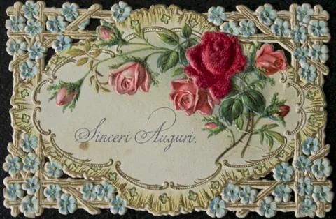 WW Postcard, horizontally Stock-Fotos