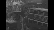 Ww2 British Civil Life Everyday Life In A British City  Stock Footage