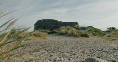 Ww2 bunker in Denmark Stock-Footage 201033629