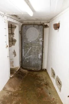 Ww2 bunker in germany in the underground Stock Photos