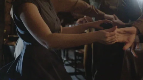 Ww2 dancing party Stock Footage 317757002