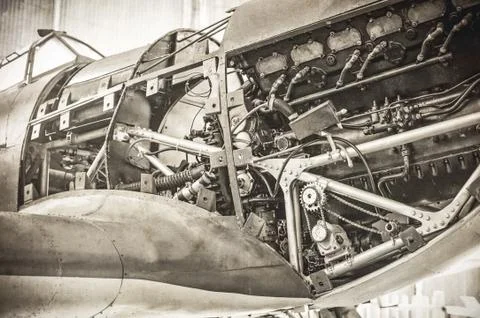 WW2 fighter plane Stock Photos