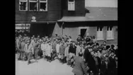 Ww2 - German Concentration Camp Buchenwald - Survivors  Stock Footage