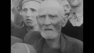 Ww2 - German Concentration Camp Buchenwald - Survivors  Stock Footage