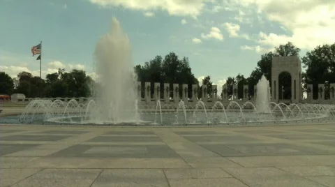 WW2 Memorial 2 Video stock 537192