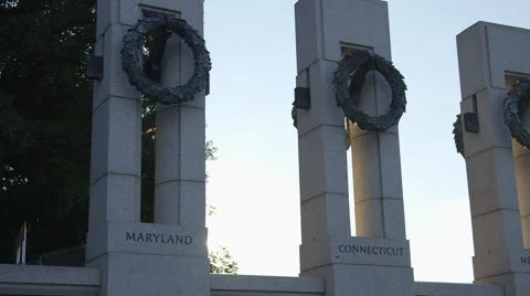 WW2 Memorial Vídeos de archivo 51235327