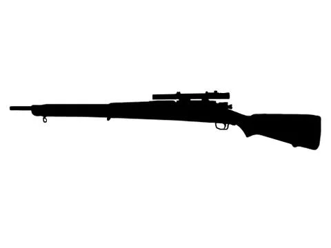 Ww2 - rifle Stock Illustration