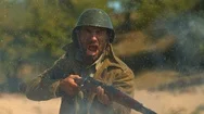 Ww2 Soldier Screaming, Slow Motion Stock Footage