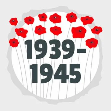 Ww2 soviet victory remember background, flat style Stock Illustration