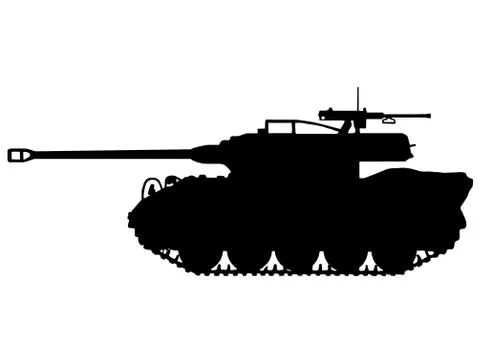 Ww2 - tank destroyer Stock Illustration