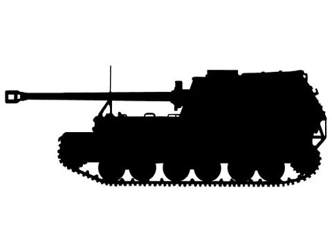 Ww2 - tank destroyer Stock Illustration
