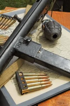 WW2 weaponry Stock Photos
