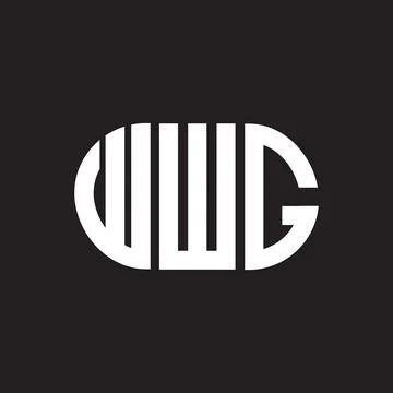 WWG letter logo design. WWG monogram initials letter logo concept. WWG letter Stock Illustration