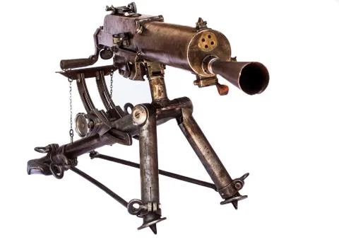 Wwi machine gun Stock Photos