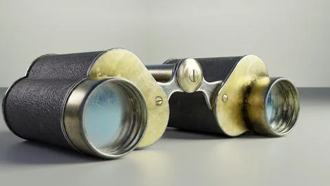 WWII Binocular Stock Photos