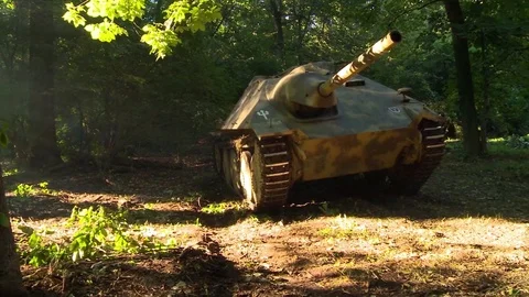 WWII German Tank Stock Footage 82473099