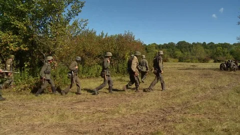 WWII Germans Stock Footage 82473124