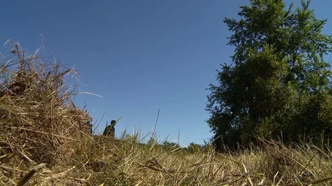 WWII Germans Low Angle Stock Footage 82473122