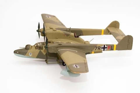 WWII model kit plane Stock Photos