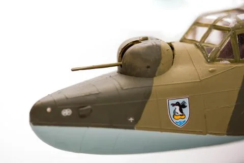 WWII model kit plane Stock Photos