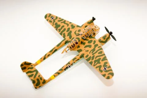 WWII model kit plane Stock Photos