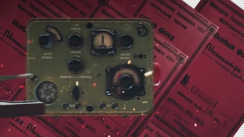 WWII Morse Code Transition Stock Footage 168702036