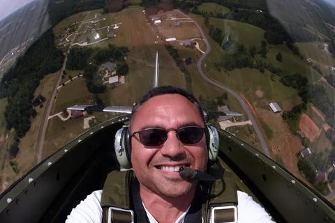 WWII Pilot's Daring Mid-Flight Selfie Captures Thrill and Legacy in Iconic .. Stock Photos
