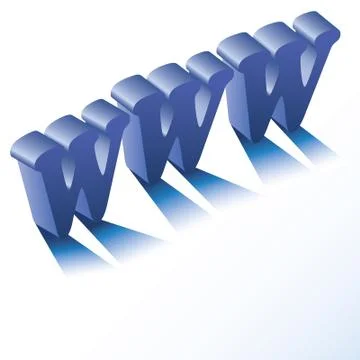 Www background Stock Illustration
