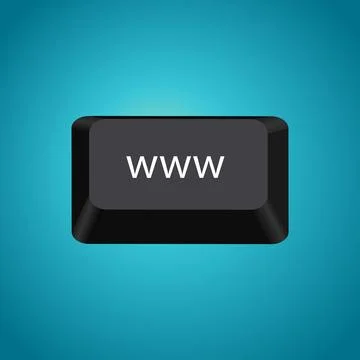 WWW button Stock Illustration