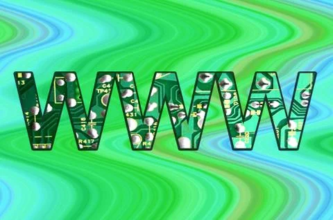 WWW Illustrazione stock