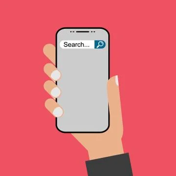 WWW internet search bar icon isolated on background.  Tool for web site, app, Ilustración de archivo