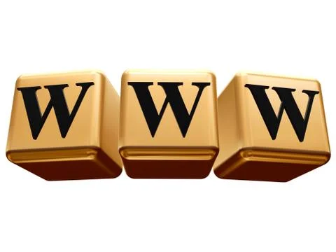 Www isolated Stock Illustration