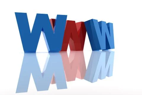 Www letter Stock Illustration