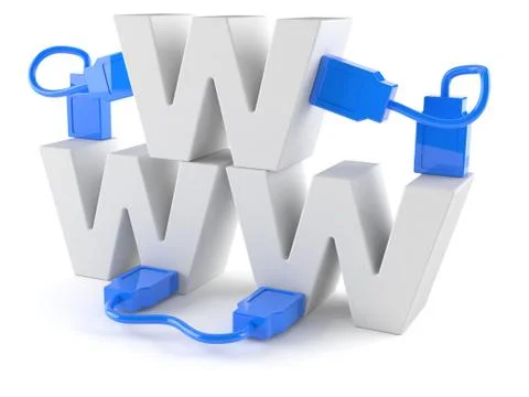 WWW letters Stock Illustration