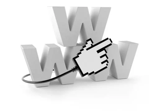 WWW letters Stock Illustration