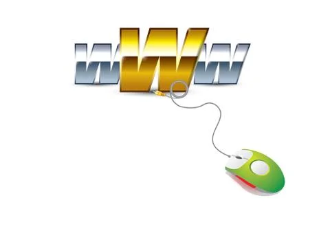 Www mouse Stock Illustration