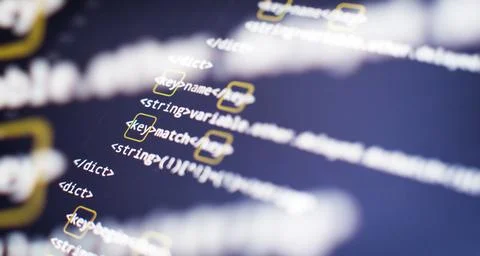 WWW software development. Mobile app developer. Innovative startup project. W Stock Photos