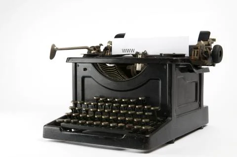 WWW Typewriter Stock Photos