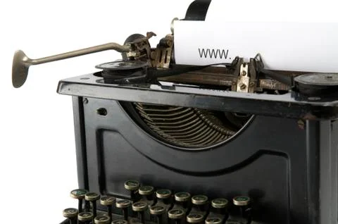 WWW Typewriter Stock Photos
