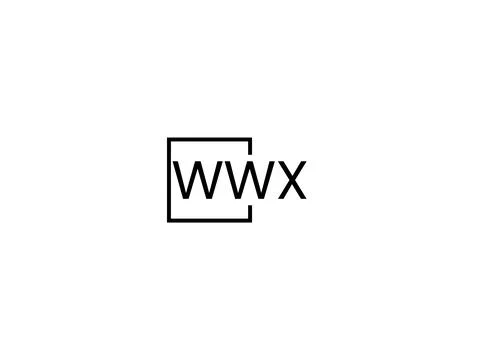 WWX letter initial logo design vector illustration Stock Illustration