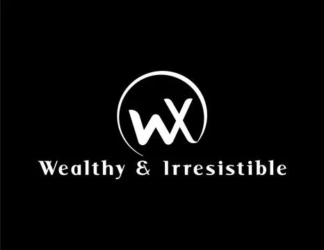 WX logo DESIGN, Vector, eps, Minimalist logo Illustrazione stock